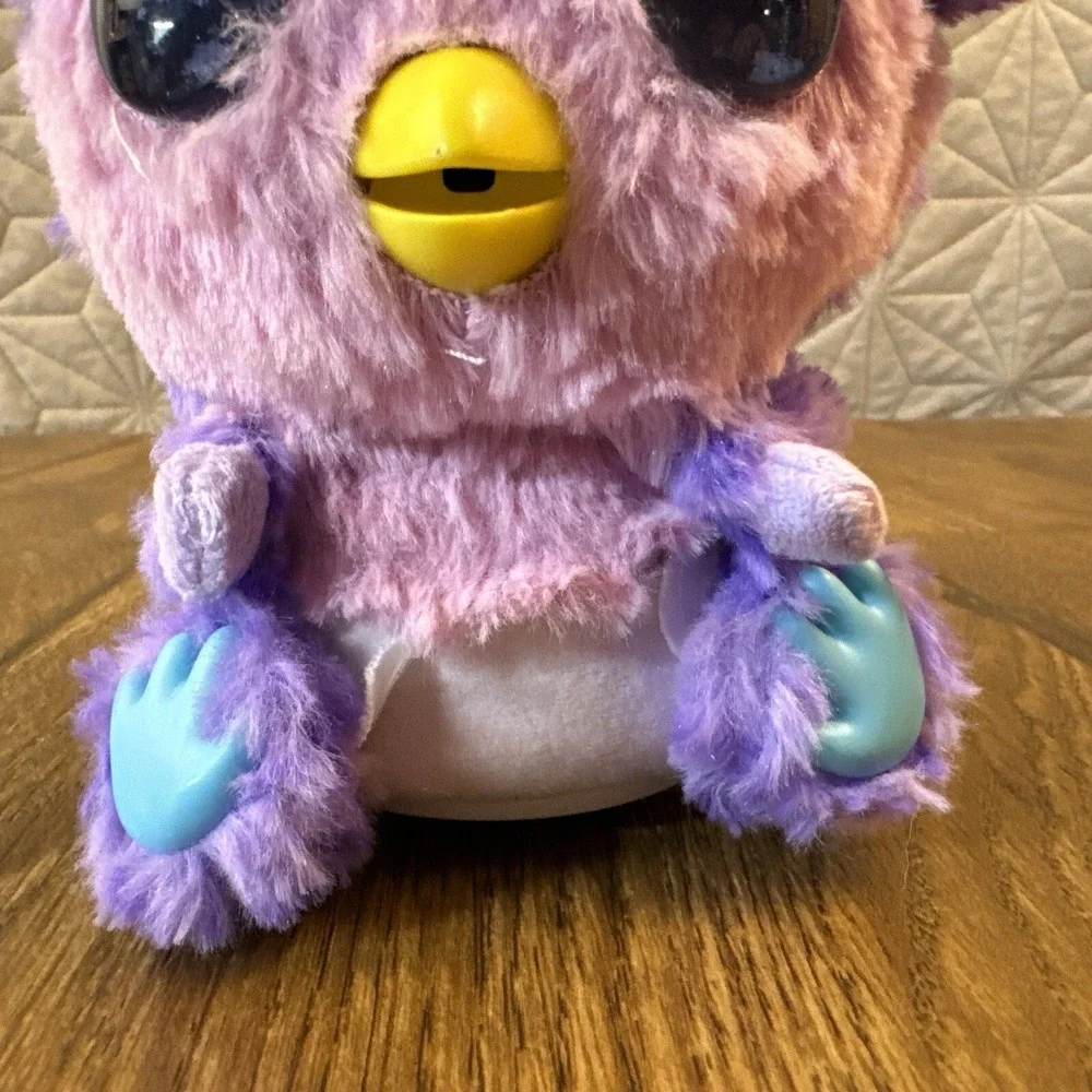 Hatchimals Hatchibabies Purple Ponette‎ Baby Bird Interactive Talks Lights Works